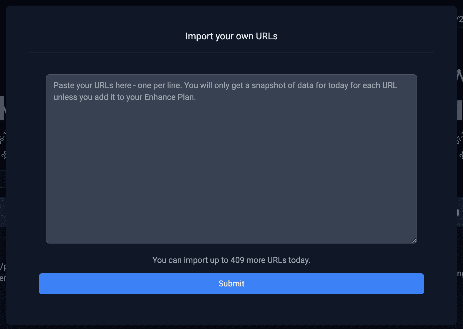 URL import